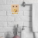 Cute Wall Hanging Double Hook Load-bearing 360 Rotary Free Punching Hanger Racks