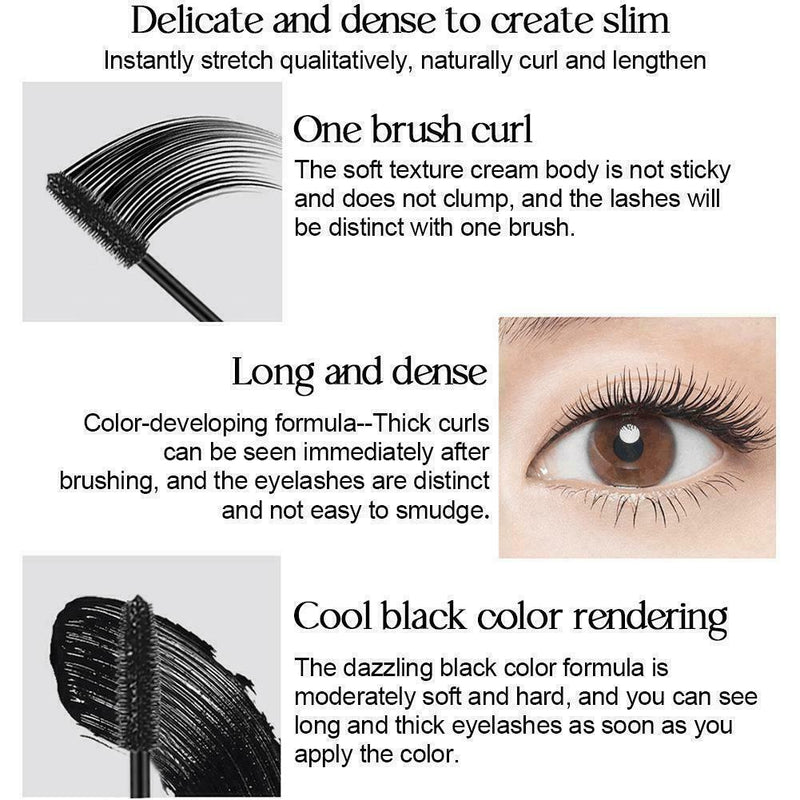 Lash Cosmetics Vibely Mascara 4D Silk Fiber Lash Mascara Waterproof T1C8