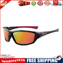 Polarized Sunglasses Men UV400 Outdoor Driving Eyewear (Black Red Film)