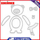 5pcs/Set Snowman Bear Xmas Steel Cutting Dies Novelty Stencil Scrapbooki