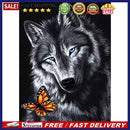 5D Drawing Kit DIY Wolf Butterfly Full Square Drill Diamond Painting Ornament
