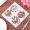 Plastic Cake Flower Spray Stencils DIY Mold Mould Fondant Template(PH-23)