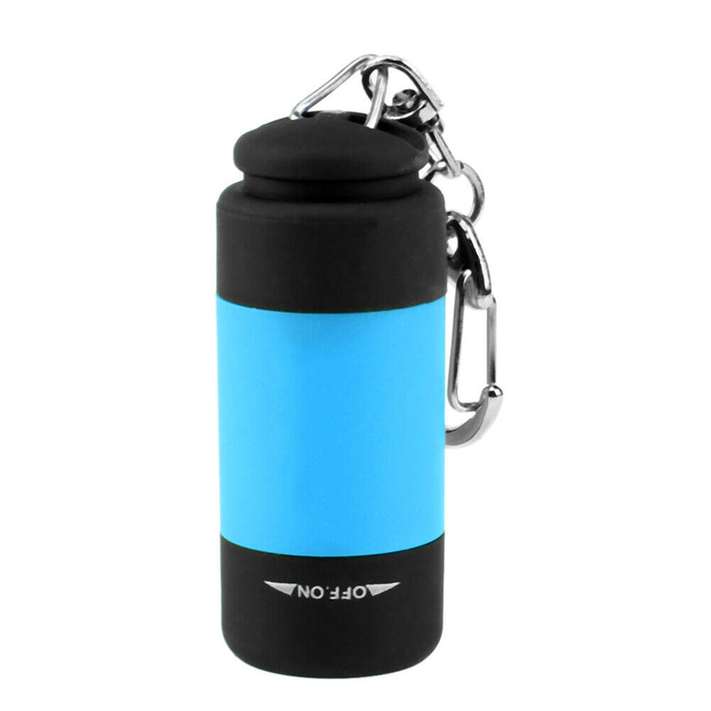 LED Mini Flashlight Torch Portable Key Chain 50mAh Emergency Camp Hiking Lights