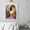 Hand Painted Digital Oil Picture DIY Women Paint By Numbers Kit Canvas Craft