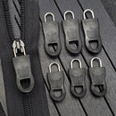 8pcs Replacement Zipper Pull Metal Zipper Slider Clothing Zip Broken Buckle
