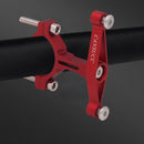 CANSUCC MTB Bike Water Bottle Cage Adapter Kettle Holder Clamp Rack (Red)