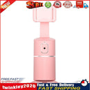 360 Rotation Face Tracking Tripod Phone Holder Live Video Gimbal (Pink) Newly