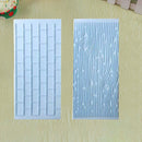 2 Pack Fondant Mold Easy Clean Fondant Cake Mold Non-slip for Baking Pastry T