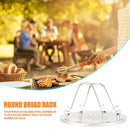 4 Slice Outdoor Camping BBQ Toaster Tray Foldable Bread Toast Rack Stove Gr