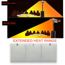 Outdoor Courtyard Heater Reflector Shield Patio Heater Heat Focusing Reflector