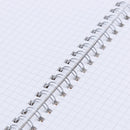 2pcs Retro Spiral Coil Grid Sketchbook Notebook Diary Journal Student Me