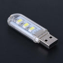 2pcs U Disk Shape LED USB Night Light Portable Mini Computer Lamp
