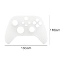 Full Protective Shell Case for Xbox Series X/S Controller Cover Kit (White)