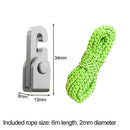Camping Equipment Automatic Lock Hook Automatic Lock Tent Hooks No Knot Hook