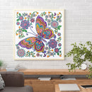 5D DIY Diamond Painted Special Shaped Diamond Butterfly yk122