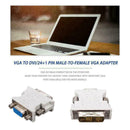 DVI D 24+1 zu/auf VGA Digital Adapter D Sub PC TFT F1R P3 Monitor Stecker L3U0