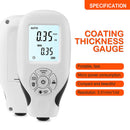 HW-300 Digital Coating Thickness Gauge Car Paint Meter Dry Film Thickness Tester