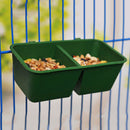 1PC Bird Parrot Food Water Plastic Bowl Cups Pigeons Cage Sand Cup Feeding Tool