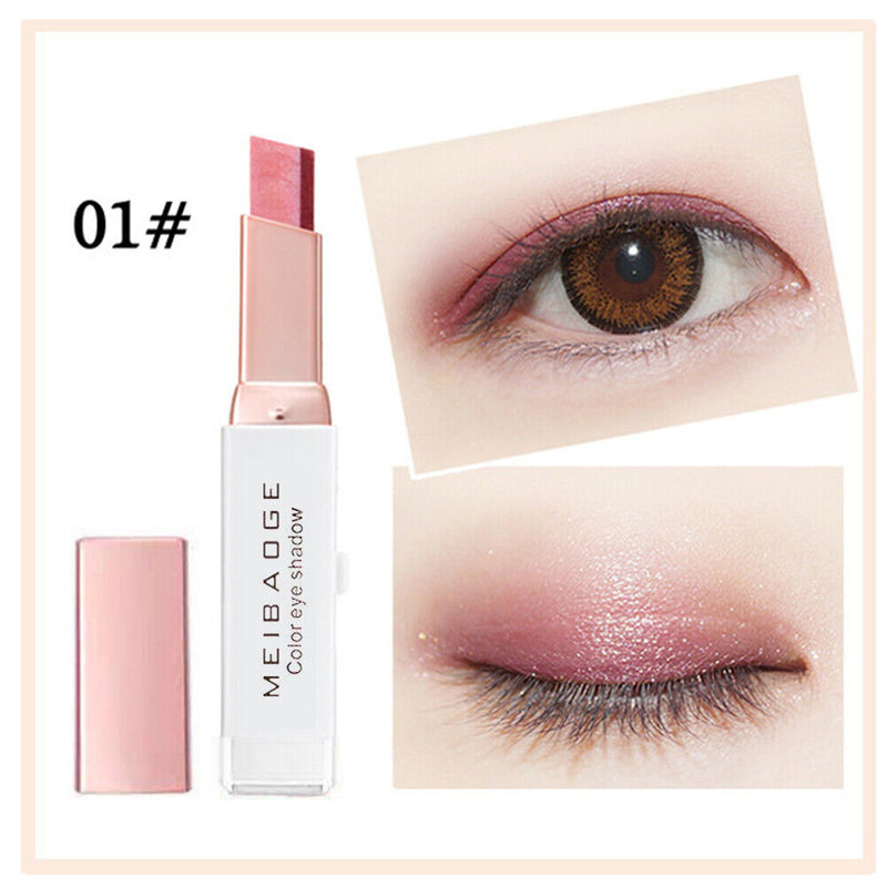 Double-Color Stereo Eyeshadow Pen Waterproof Girl Woman Eye Makeup Beauty Tool
