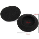 Ear Pads Comfortable Headphones Headset Cushion Black Soft Foam Earphone Sponge