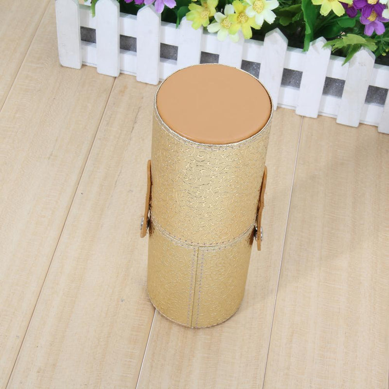Leather Cosmetic Case Storage Makeup Bags Organizer Brush Tube Holder Cup Newly