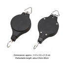 20-90cm Retractable Garden Hanging Basket Pull Down Flowerpot Hanger Hook Newly