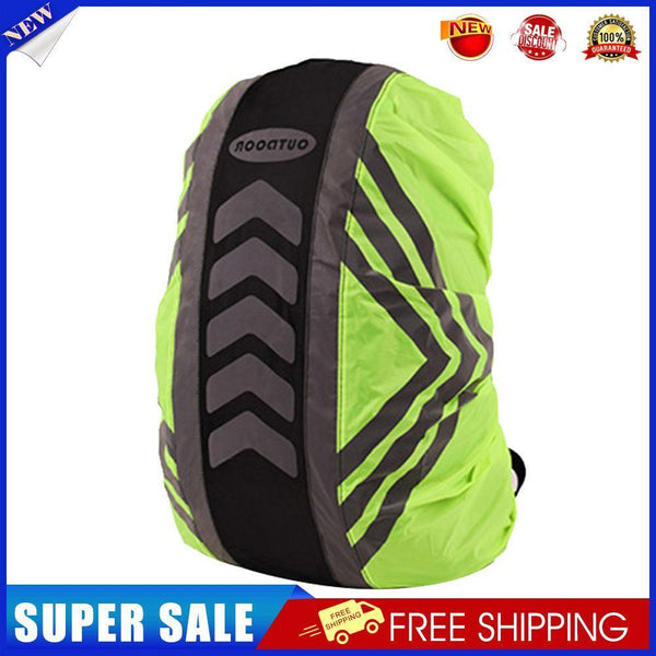 Backpack Rain Cover Reflective Waterproof Climbing Bag Dust Raincover (L)