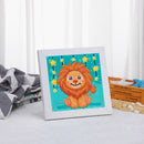 DIY Diamond Painting Full Round Crystal Drill Animal Decor for Kids (DX047)