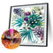 5D Diamond Painting Flower Leaf Full Round Drill Rhinestone DIY Art (A1896)