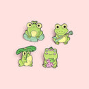 Clothes Jewelry Lapel Pins Animal Brooch Cute Frog Enamel Pins Cute Badge