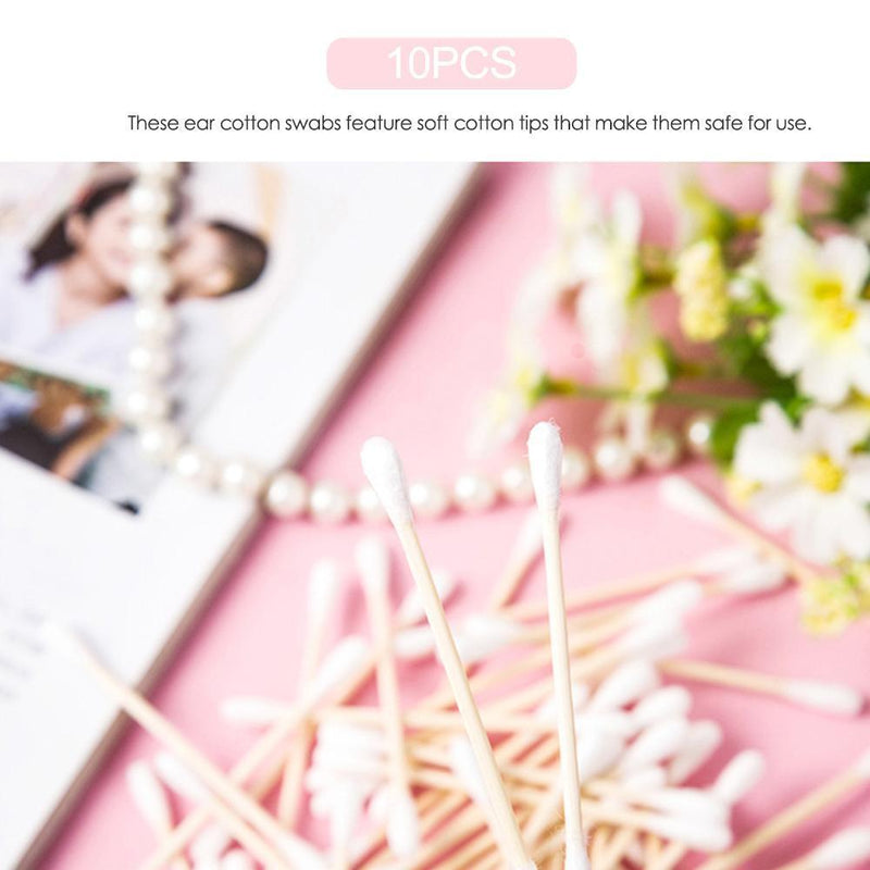 1000 pcs Double Head Disposable Cotton Stick Makeup Cotton Swab First Aid