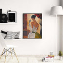 Women Singer Wear Dress Paint By Number Frameless Hand Painted Oil Picture DIY