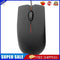 USB Wired Optical Mouse Desktop Laptop PC Ergonomics Office Mice (Black)