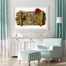 5D Kit Rhinestone Pictures DIY Full Round Drill Wooden Poster Diamond Paintin