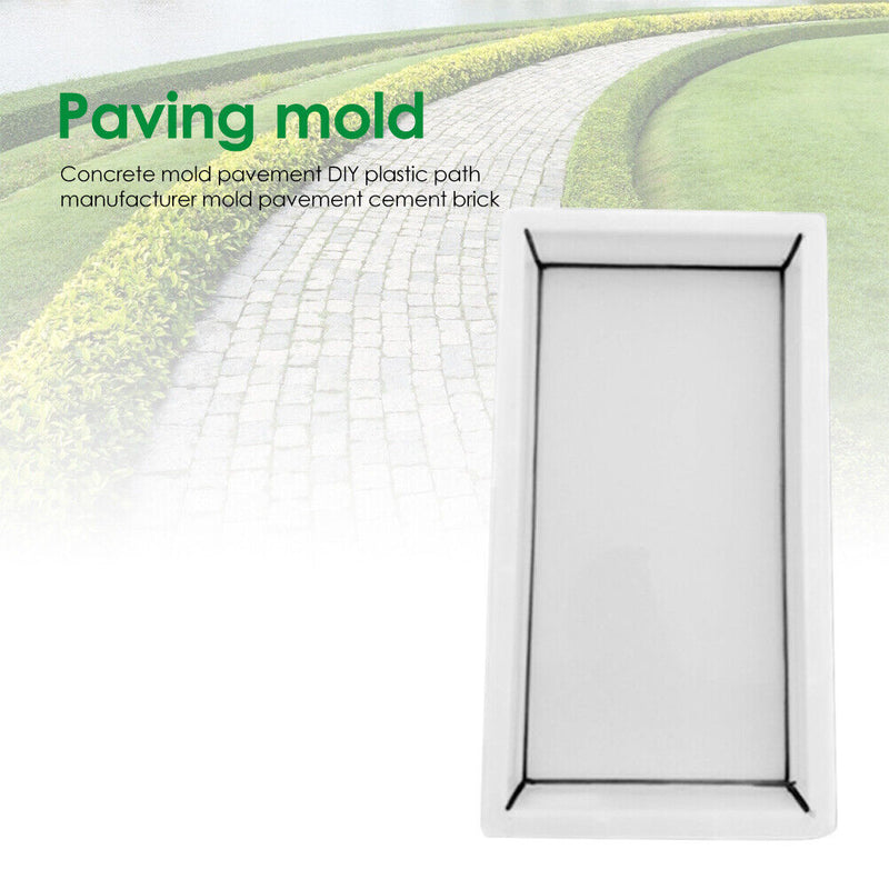 Manually Paving Cement Brick Concrete Mold DIY Path Maker Garden Pavement Mould
