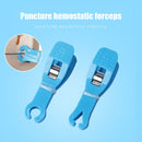 Blue Sterilized Piercing Clamps Body Piercing Forceps Clamp Piercing Tools Kit