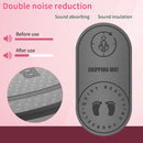 Jump Rope Mat Knees Protection Exercise Pad Mute (Grey 126x59x8cm) Newly