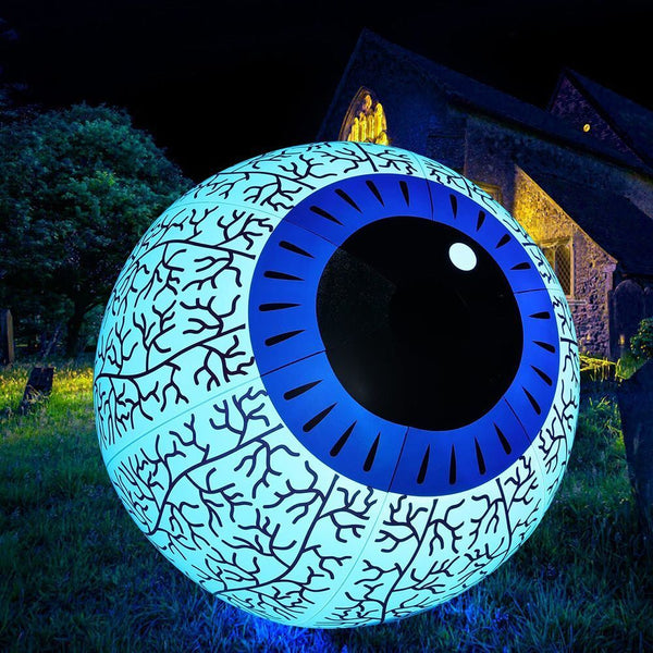 Eyeball Remote Control with Built-in Battery Powered RGB Color Changing
