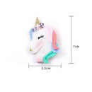 Cartoon Baby Unicorn Headband Rainbow Hairpin Flaky Clouds Headwear Glittering