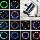 30 Changes LED Bicycle Bike Cycling Rim Lights Auto Open Wheel Spoke Close N4M8