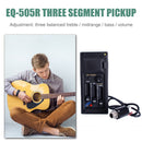EQ-505R 3 Bands EQ Equalizer Preamp Pickup Kit Acoustic Guitar Piece Amplifier