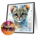 5D DIY Cute Kitten Full Round Diamond Painting Kit Picture Artwork Craft Newly