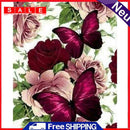 Full Cross Stitch 11CT Cotton DIY Pansy Printed Decoration Hanging Painting Gift