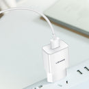 USAMS CC060 Phone Charger Adapter 2.1A Single Port Fast Charging Charger EU Plug