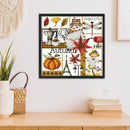 14CT Stamped Cross Stitch Kits DIY Printed Needlework Decor (K942 Autumn) Newly