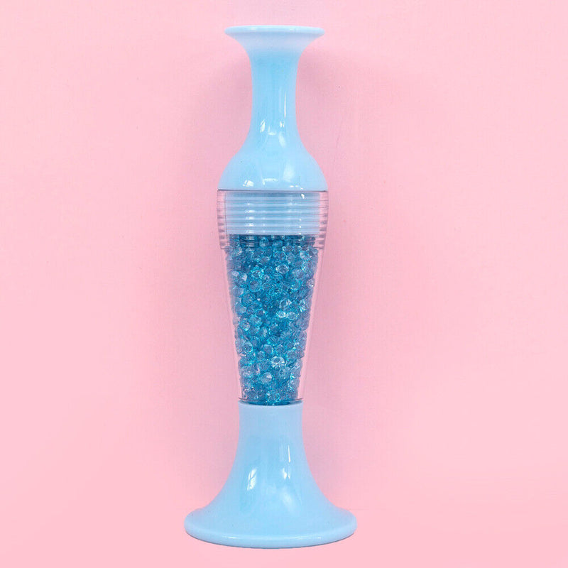 Flower Pot 5D Diamond Painting Point Drill Pen DIY Crafts (w/ Drill Blue) Newly
