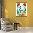 5D Bird Flower Mosaic Diamond Painting Drawing Partial Special Shape Drill Craft