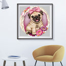 5D DIY Full Drill Diamond Painting Dog Cross Stitch Craft Kit Bedroom Home Decor