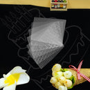 6pcs Fabric Cake Texture Mat Sugar Craft Decoration Fondant Cake Mold Tools