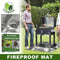 Outdoor Camping Fireproof Mat Fire Pit Grill Stove Blanket for Deck Patio Lawn